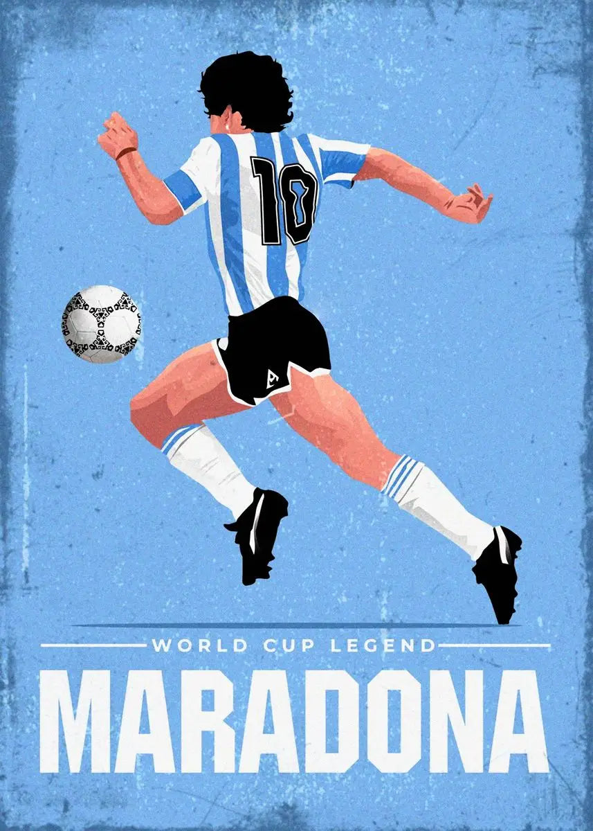 Soccer Football Star Canvas Wall Art Poster | Home Decor