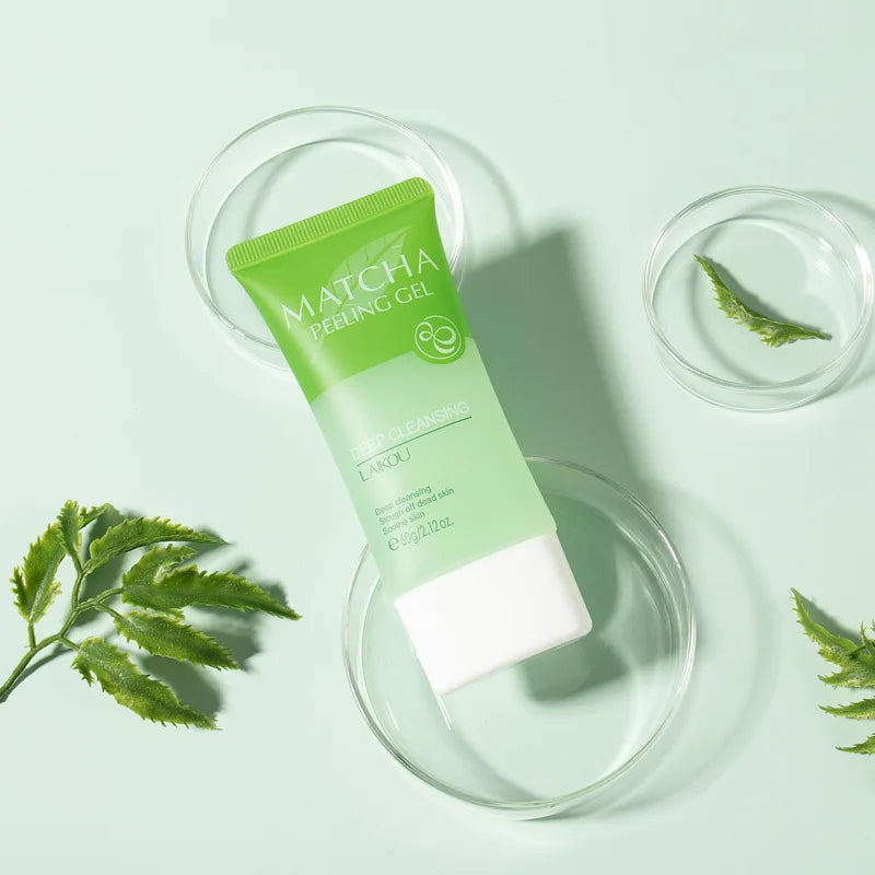 LAIKOU Matcha Exfoliating Gel 60g Body Scrub Skincare Products Peaceful Pleasures Health and Wellness Keratin Gel 60g