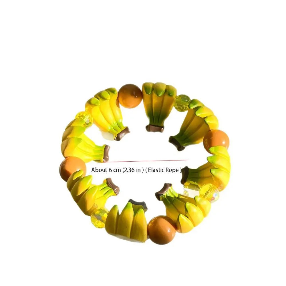 Cherry Fruit Beaded Bracelet | Boho Dopamine Resin Jewelry Beaded Bracelet Peaceful Pleasures Health and Wellness
