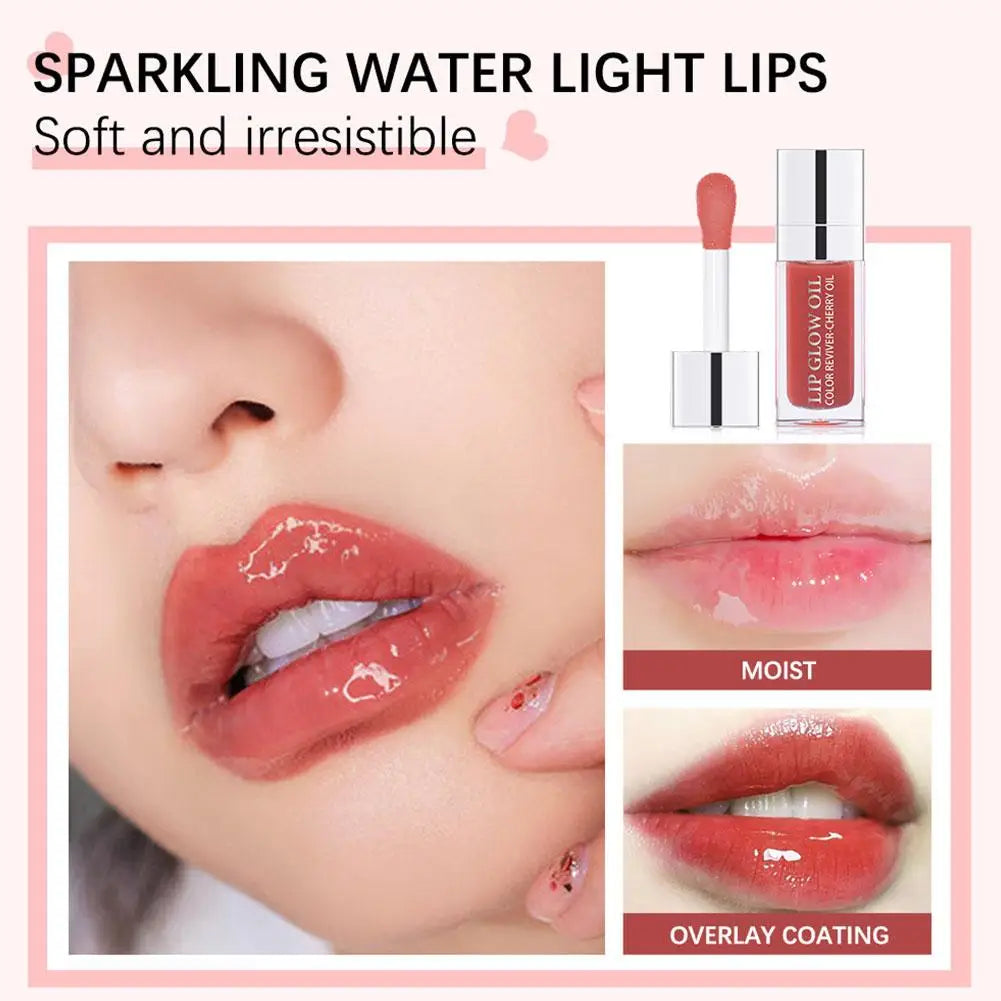 Crystal Jelly Lip Oil Gloss – Moisturizing, Plumping & Waterproof