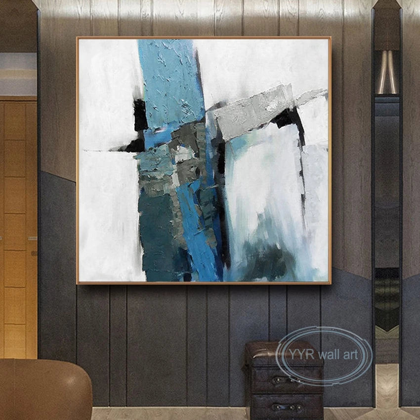 Custom Wall Art Decoration Living Room Bedroom Canvas Picture Hand Painted Abstract Oil Painting Restaurant Hotel Hanging Poster Peaceful Pleasures Health and Wellness