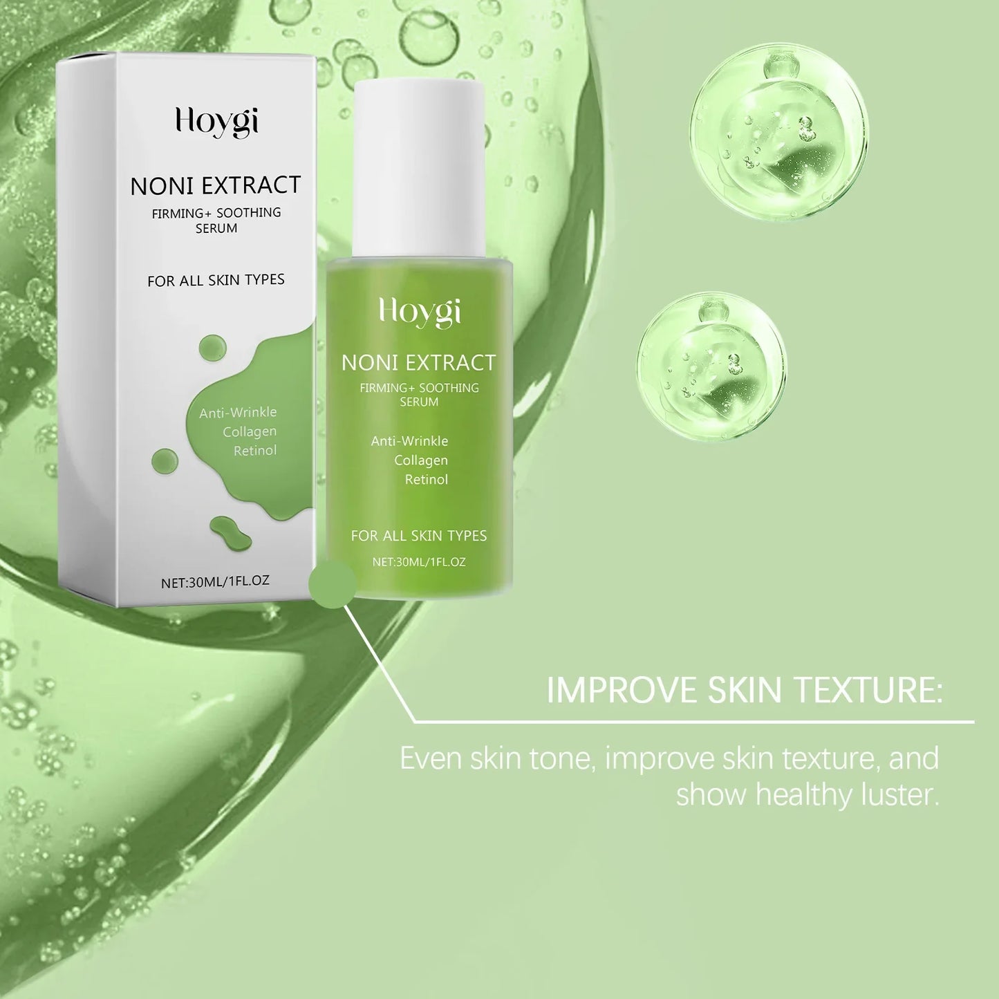 Hoygi Retinol & Noni Fruit Face Serum – Brightening 30ml