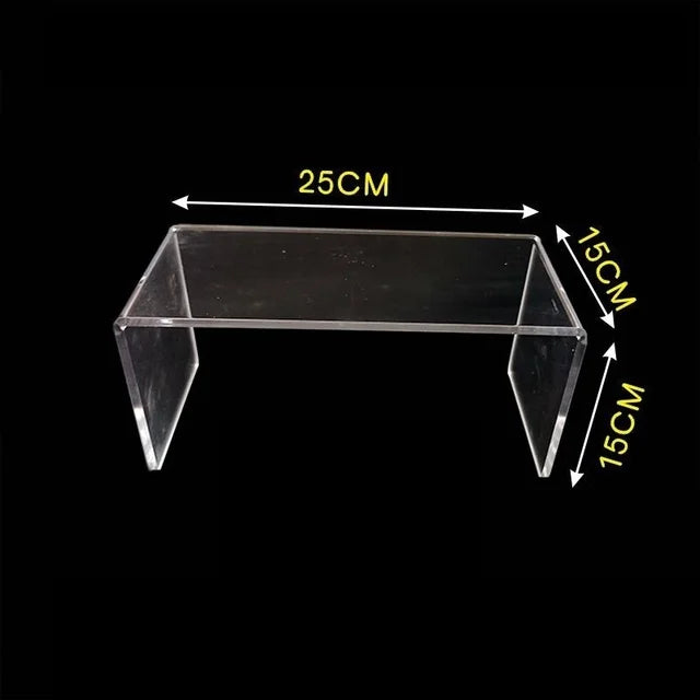 U-Shape Acrylic Display Risers – 15 Sizes for Jewelry & Figures