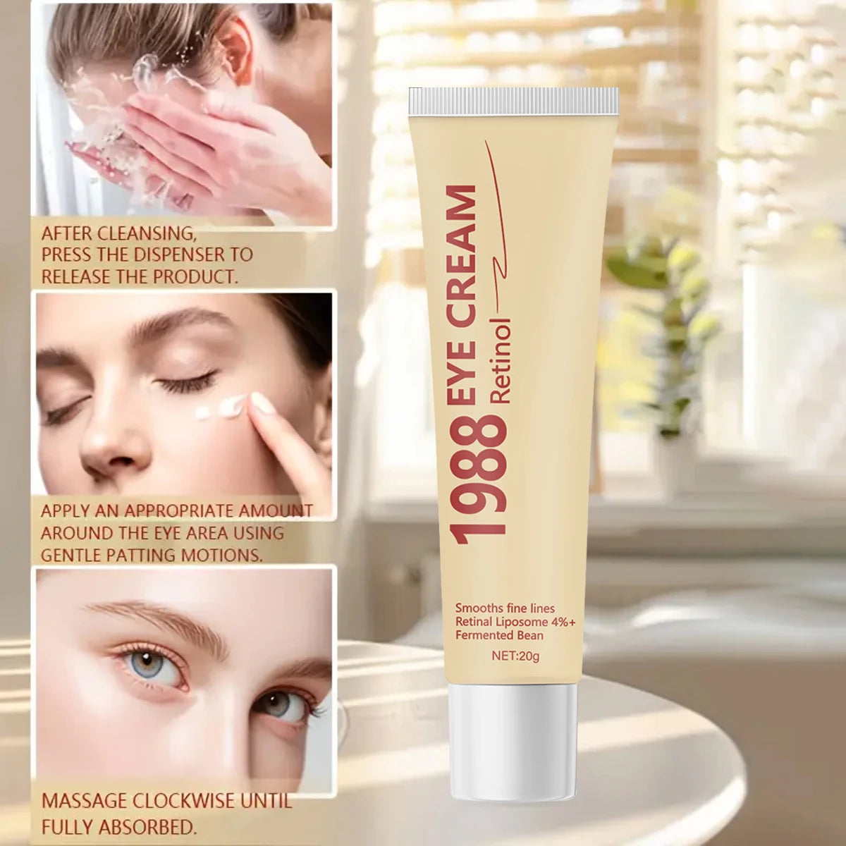 Retinol Eye Cream | 4% Retinal Liposome & Fermented Bean