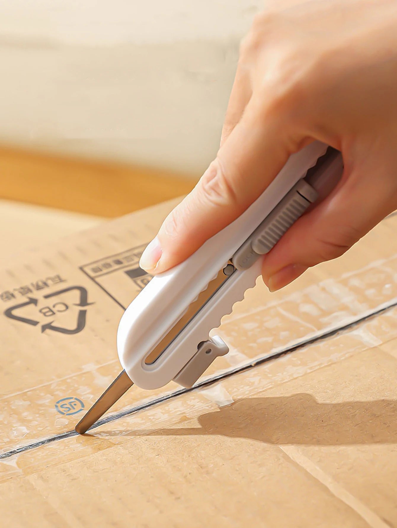 1Pc Household Multi-function Tool Knife 5 in1 With Measuring Tape Express Delivery Unboxing Knife Peaceful Pleasures Health and Wellness