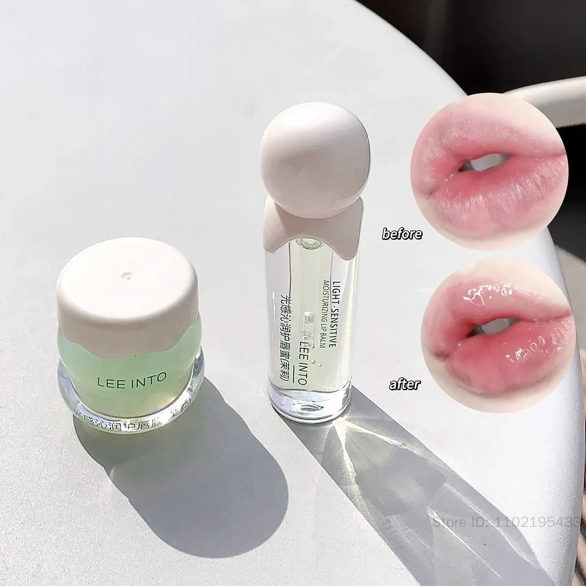 Strawberry Lip Oil & Jelly Lip Mask Set – 2Pc Hydrating Lip Care