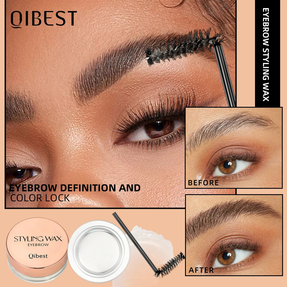 Eyebrow Shape Gel Soap Transparent Three-dimensional Eyebrow Gel Waterproof Long-lasting Brow Beauty Makeup Eyebrow Styling Wax Peaceful Pleasures Health and Wellness