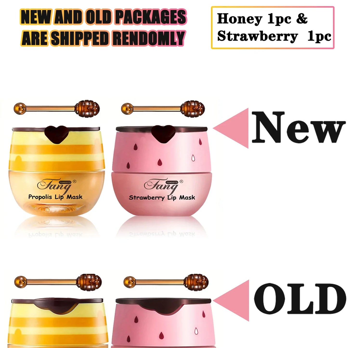 2-Pack Bee Balm Lip Balm – Exfoliating Lip Scrub & Sleeping Mask