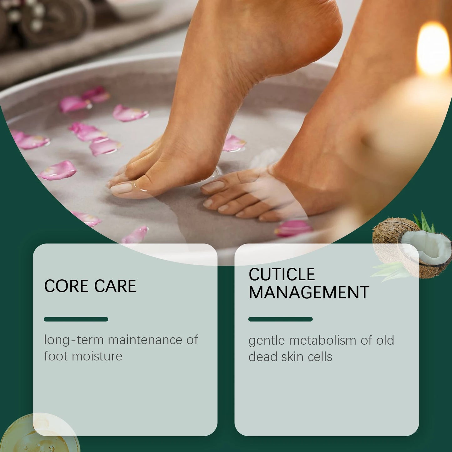 Urea 40% Cream Salicylic Acid Hand Foot Cream for Cracked Heels & Dry Skin Moisturizing Hydrating Callus Remover Smooth Skin Peaceful Pleasures Health and Wellness
