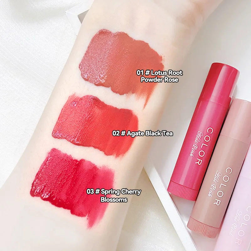 HAIPINK 3-Piece Set Tinted Moisturizing Lip Balm - Hydrating, Fade Lip Lines, Prevent Chapping Peaceful Pleasures Health and Wellness