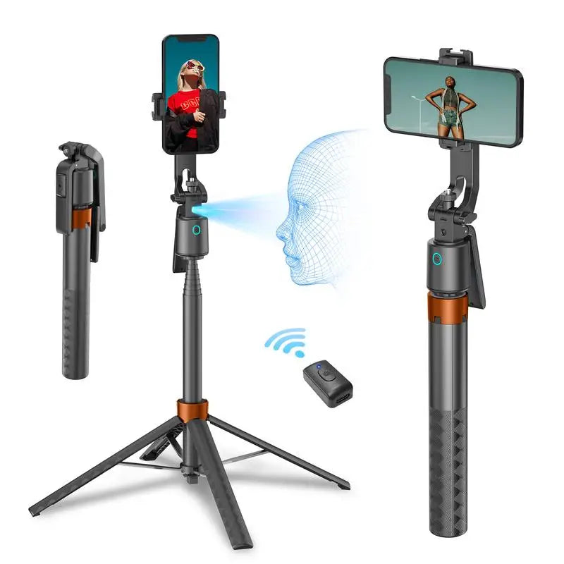360° Auto Face Tracking Selfie Stick Tripod + Bluetooth Remote Peaceful Pleasures Health and Wellness
