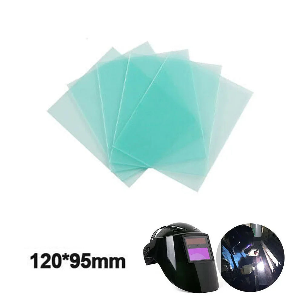Welding Helmet Lens Cover Protector Plates – 10-Pack PC Shield