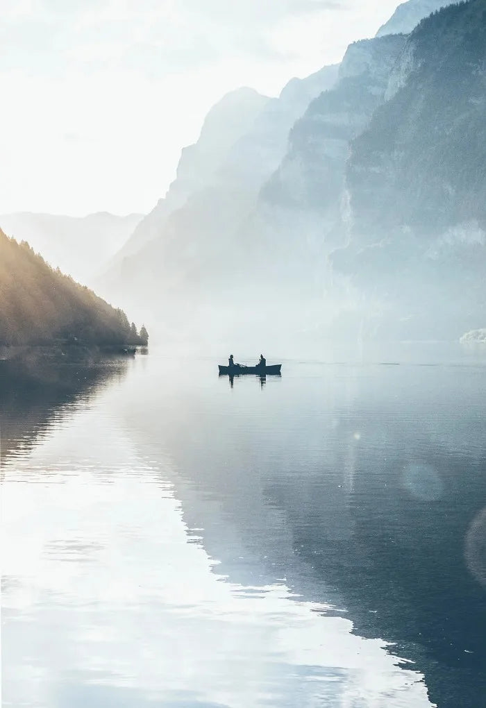 Natural Mountain Scenery Canvas Print | Modern Wall Art Canvas Wall Art Peaceful Pleasures Health and Wellness 1 30x40cm Unframed