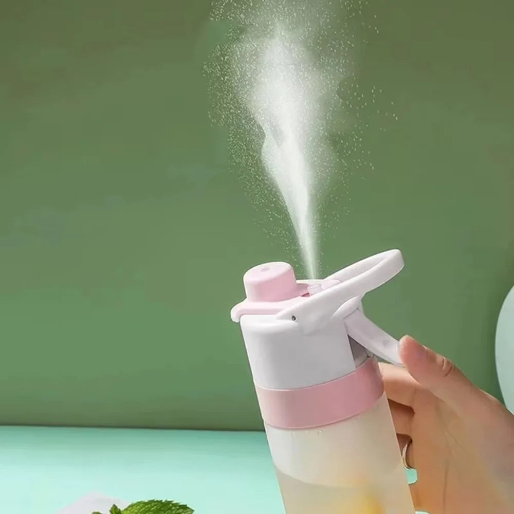 Gradual Fog Surface Water Cup High Color Spray Sports Water Cup Men'S And Women'S Water Spray Plastic Cup Gift Cups Water Bottle Peaceful Pleasures Health and Wellness