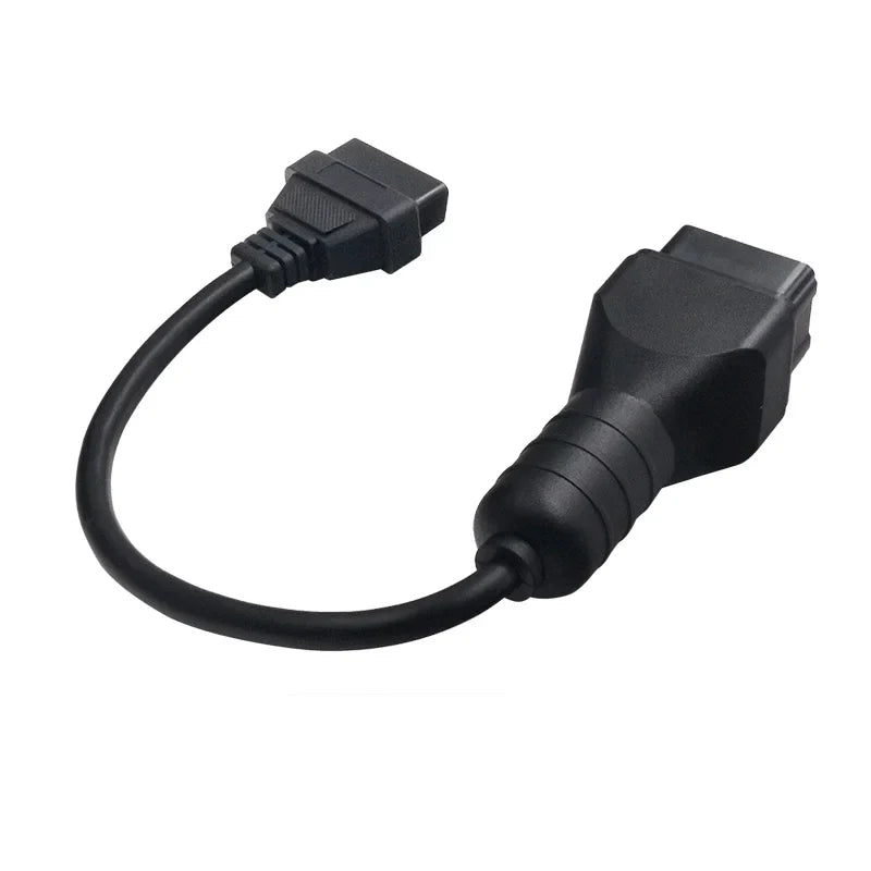 Renault 12-Pin to OBD2 16-Pin Diagnostic Adapter Cable