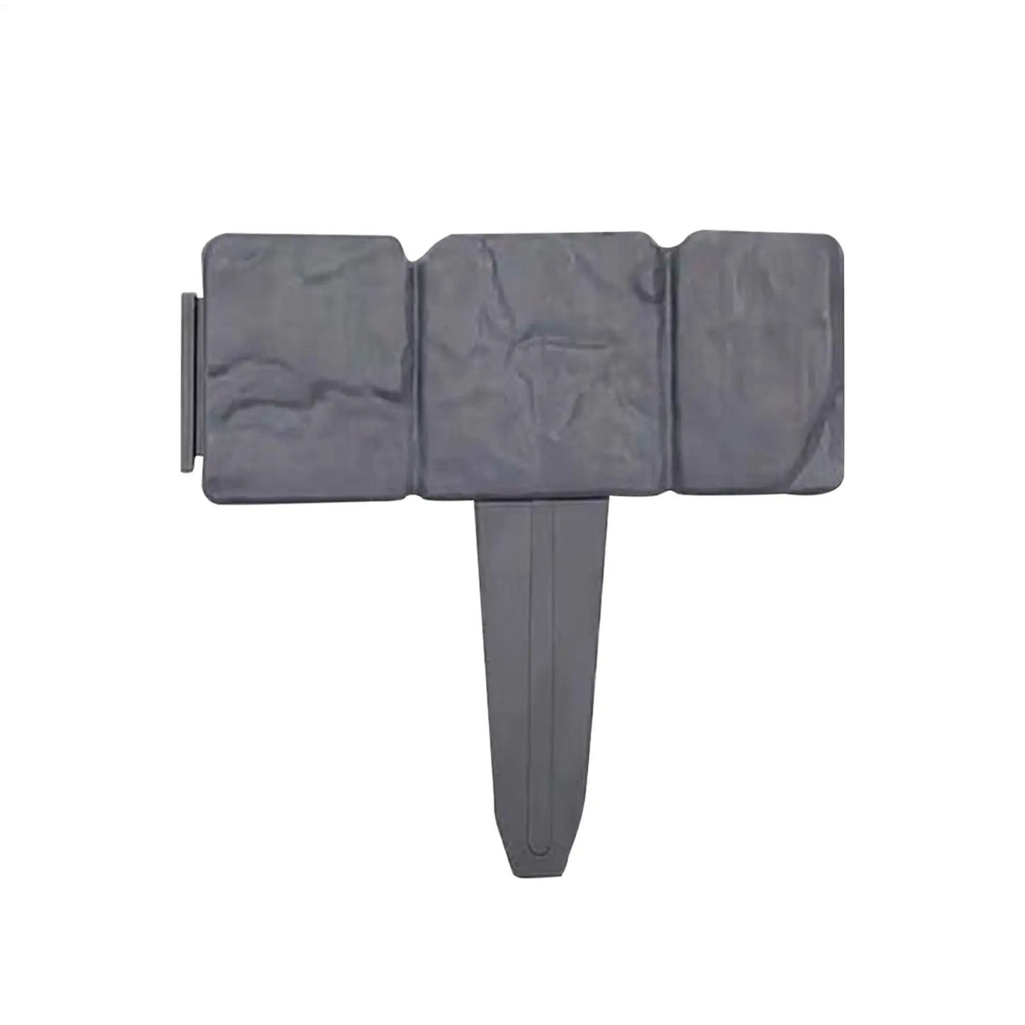 Faux Stone Garden Edging Border | Plastic Landscape Fence Panel