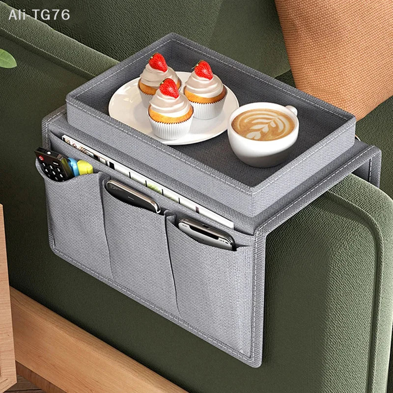 Sofa Armrest Hanging Storage Bag | Remote & Home Organizer