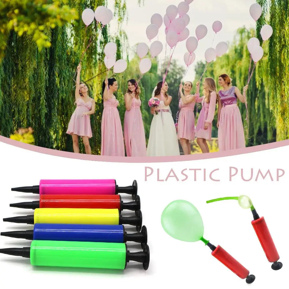 Balloon Pump Hand Push Balloon Inflater Birthday Party Wedding Supplies Quality Ballons Air Pump Accessories Home Decoration Peaceful Pleasures Health and Wellness
