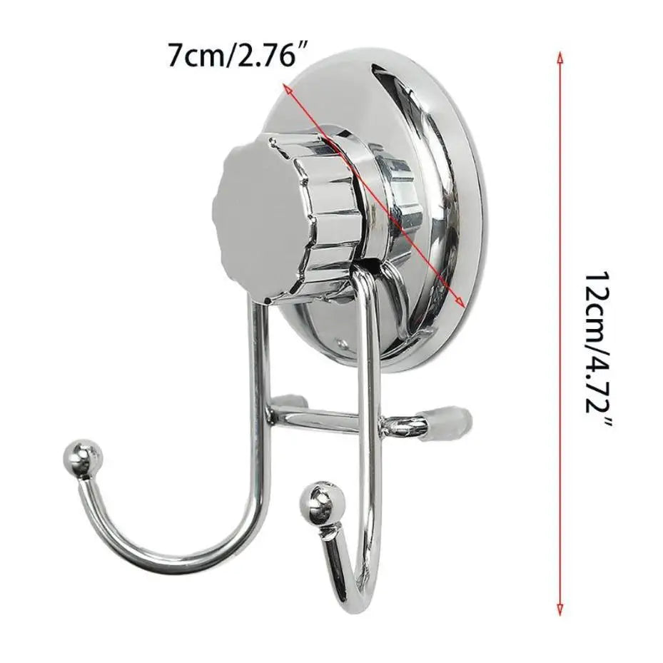 Vacuum Suction Cup Wall Hook Towel Rack Toilet Paper Holder Punch