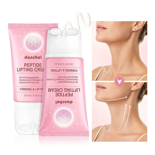 AH-8 Hexapeptide Neck Firming Cream with Dual Roller Neck Firming Cream Oasis Select
