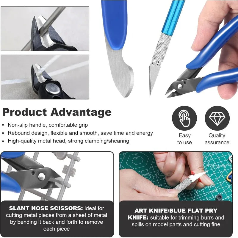 Model Making Starter Tool Kit – DIY Hobby Assembly Tools