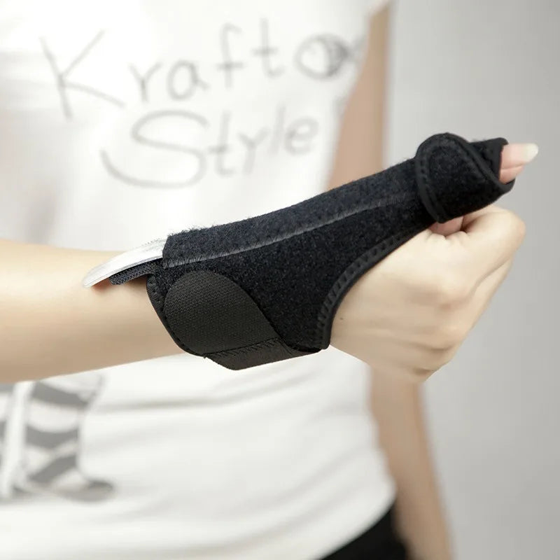 Thumb & Wrist Support Brace with Aluminum Splint | Knit Guard