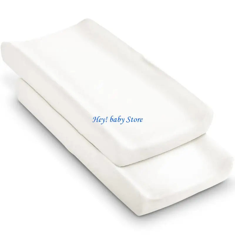 2-Pack Diaper Changing Pad Cover – Soft Breathable Changer Sleeve