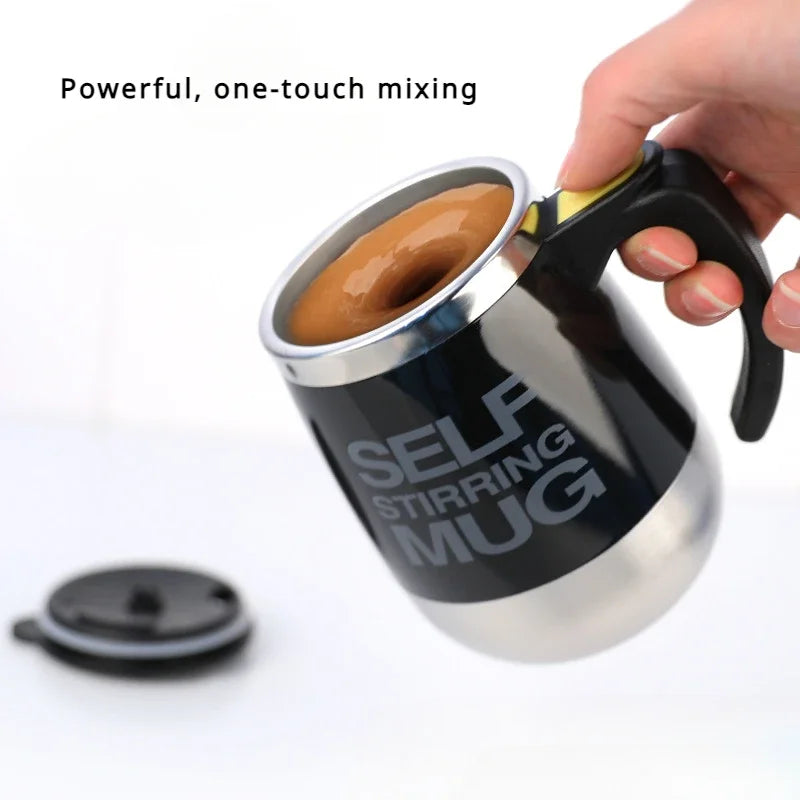Self-Stirring Coffee Mug | 304 Stainless Steel Magnetic Cup