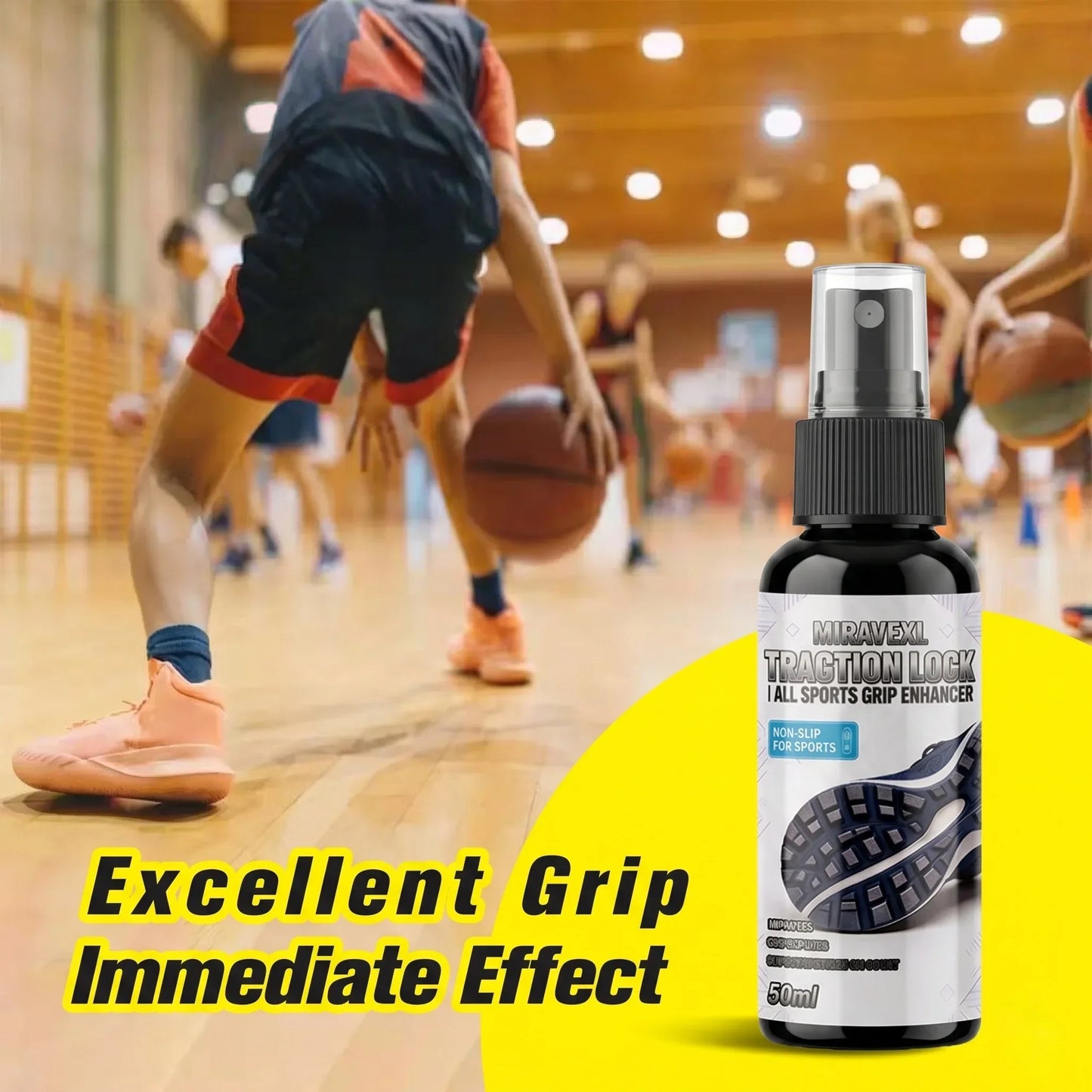 Miravexl Shoe Grip Spray 50ml – Anti-Slip Court Traction