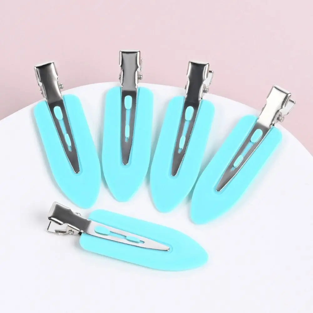 Korean Seamless Hair Clip Solid Color Bangs Clip Broken Hair Clip Super Fairy Makeup Hair Clip No Damage To Hair Side Hair Clips Peaceful Pleasures Health and Wellness