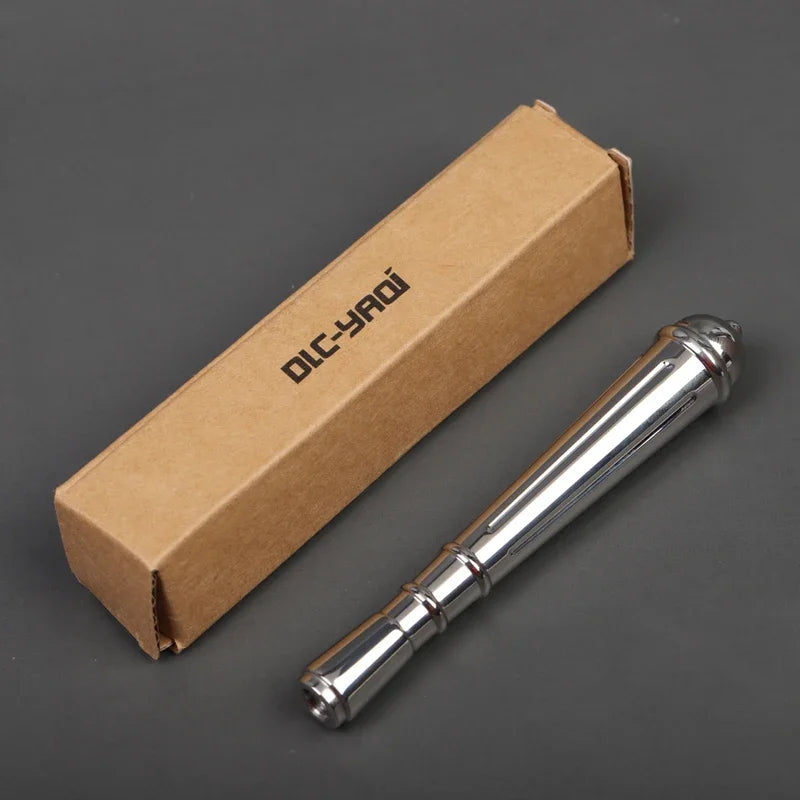 2026 Yaqi Men's Safety Razor Handle Teardrop Polished Stainless Steel - Premium Quality Grooming Tool for Comfortable Shave Peaceful Pleasures Health and Wellness
