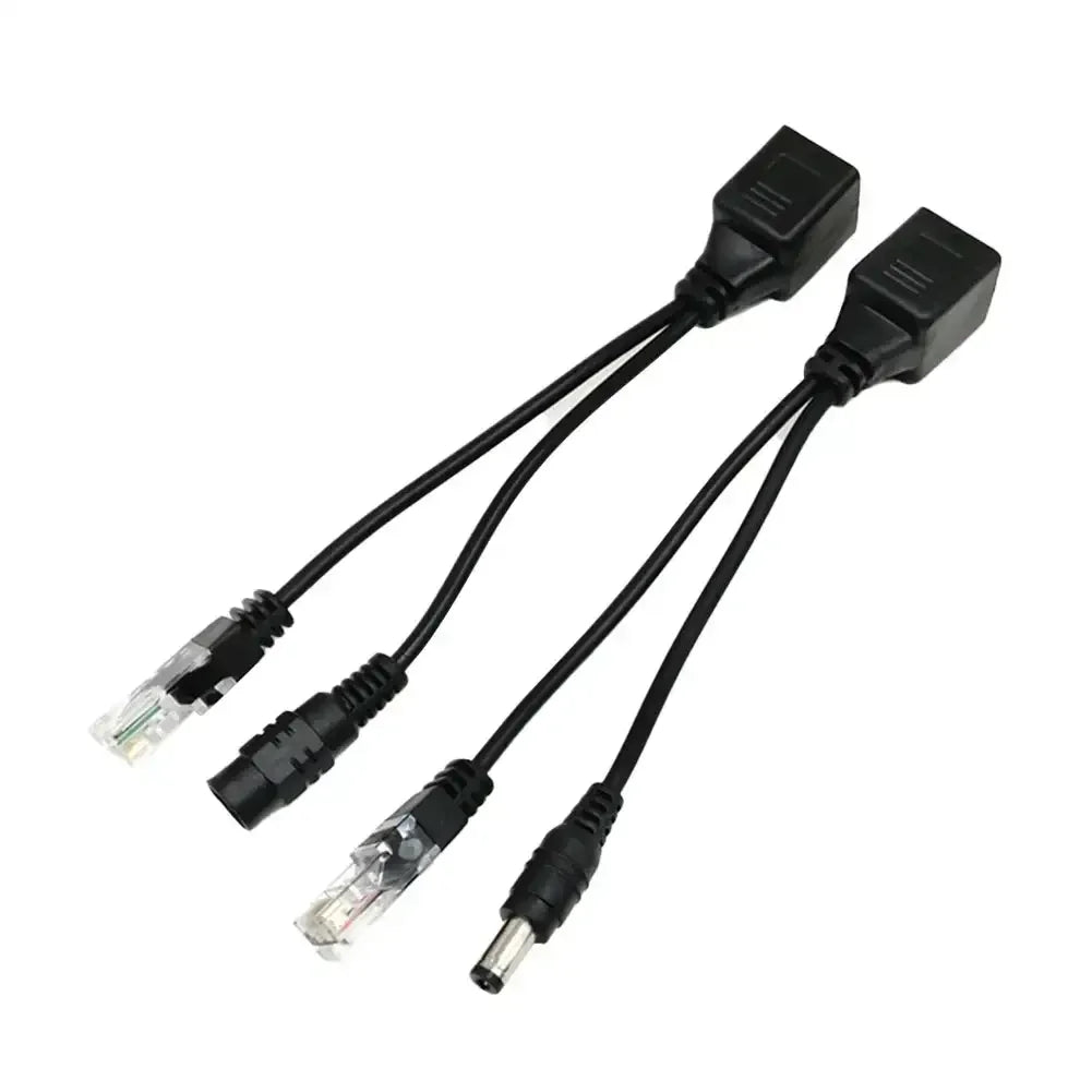 Passive PoE Injector & Splitter Kit – RJ45 5V 12V IP Camera