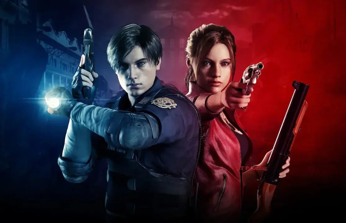 Classic Hot Video Game Resident-Evil 2 3 4 All Characters Vintage Poster Canvas Painting Wall Art Pictures Home Gamer Room De Peaceful Pleasures Health and Wellness
