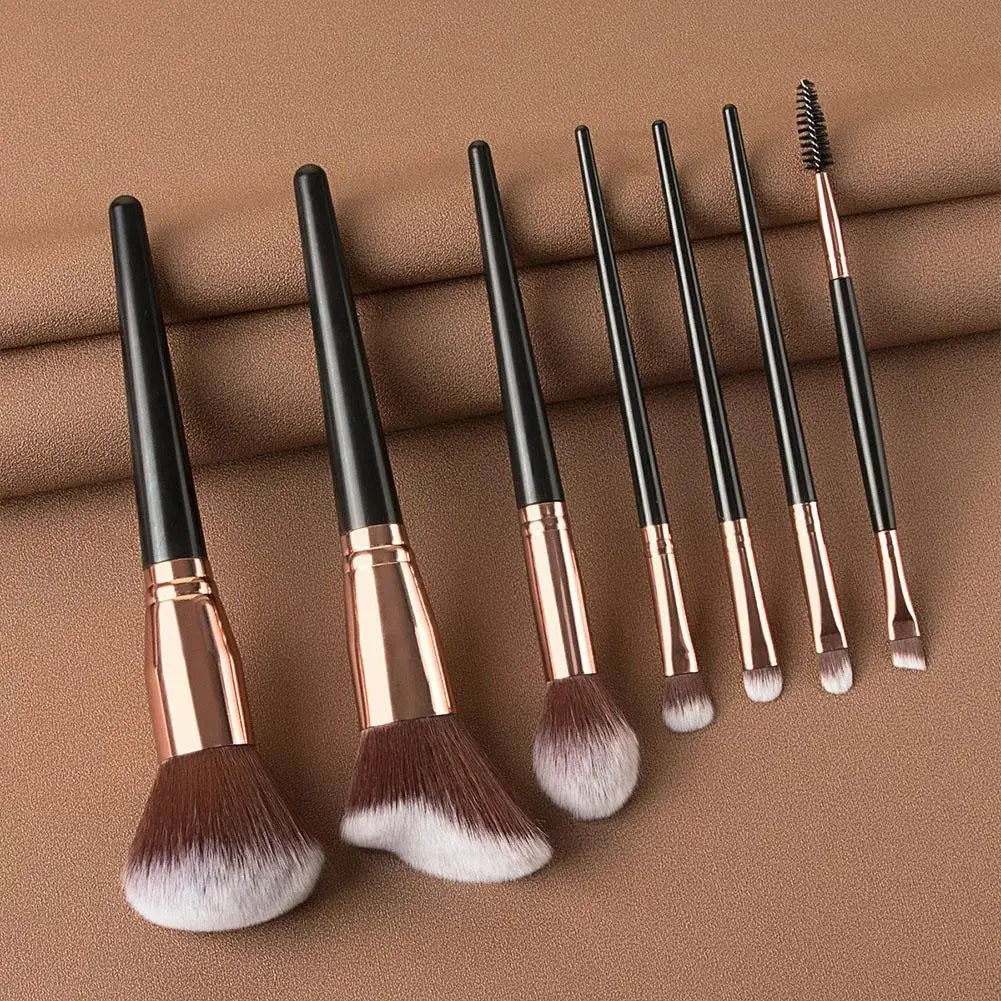 7PCs/Kit makeup brush custom Women Essential Foundation Makeup Brushes for Powder Concealers Eye Shadows Blush Make Up Brushes Peaceful Pleasures Health and Wellness