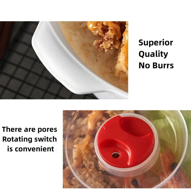 BPA-Free Microwave Heating Bowl with Lid – 1.2L Food-Grade Plastic, Dishwasher Safe