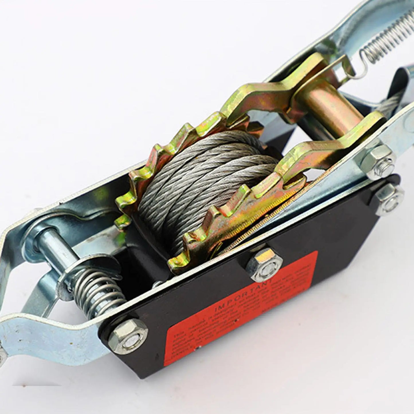 Heavy Duty Wire Rope Hand Puller 1T/2T/4T Double Hook Winch