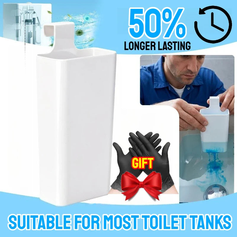 Toilet Tank Slow-Release Cleaner Dispenser – Hanging Buffer Box