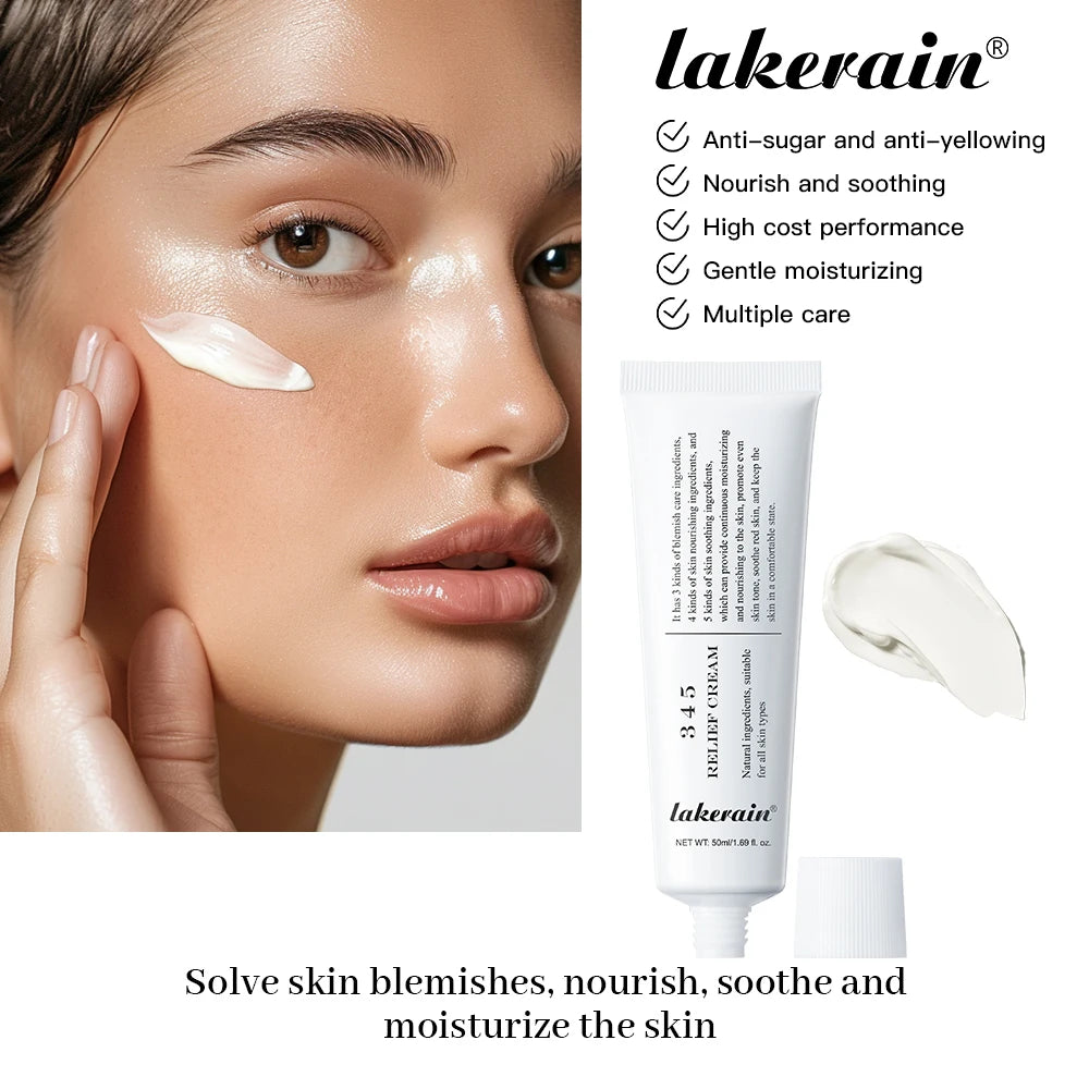 345 Soothing Cream | Daily Face Moisturizer | Spot Treatment || For All Skin Types Peaceful Pleasures Health and Wellness