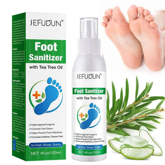 Tea Tree Oil Foot Deodorant Spray 120ml | Fresh & Dry Foot Deodorant Spray Peaceful Pleasures Health and Wellness