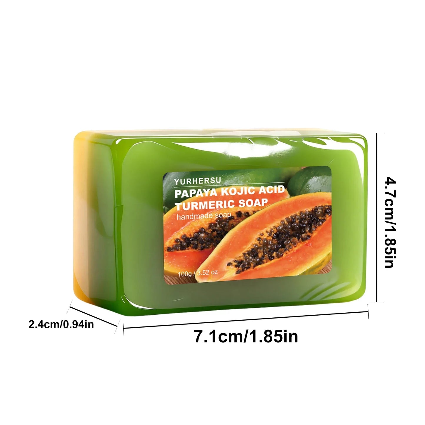 Papaya Essential Oil Handmade Soap – Brightening & Hydrating