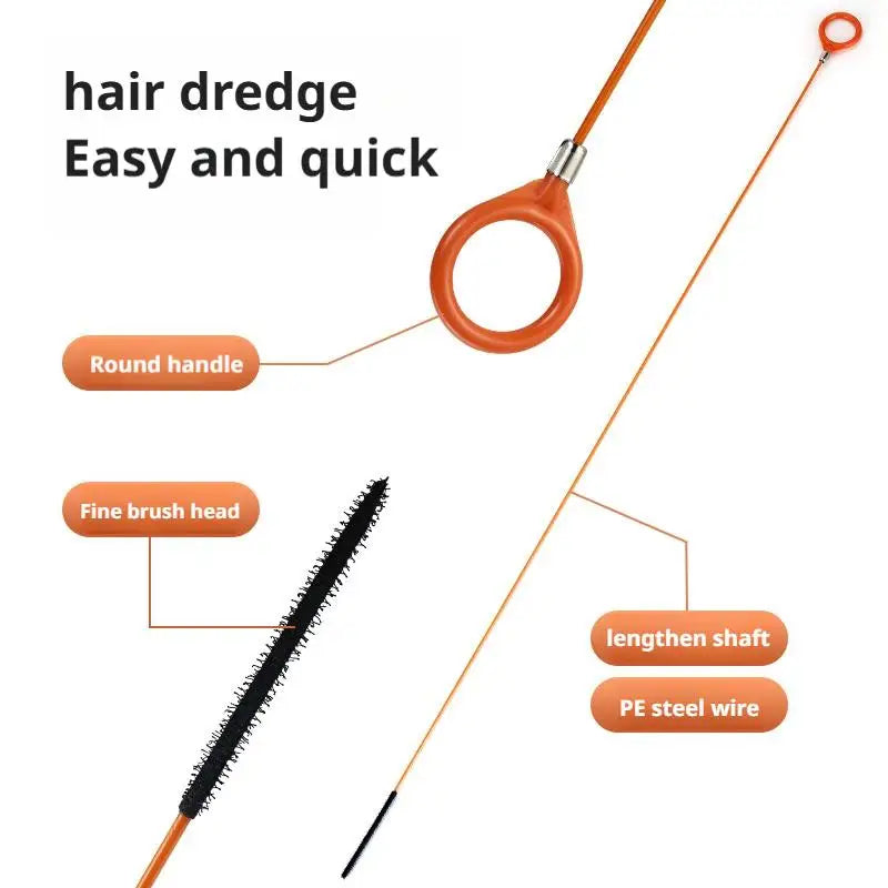 81cm/130cm Car Sunroof Drain Cleaner Brush Unclogging Blocked Tubes Tools & Sewer Unclogger Cleaning Brush Car Pipe Cleaner Peaceful Pleasures Health and Wellness