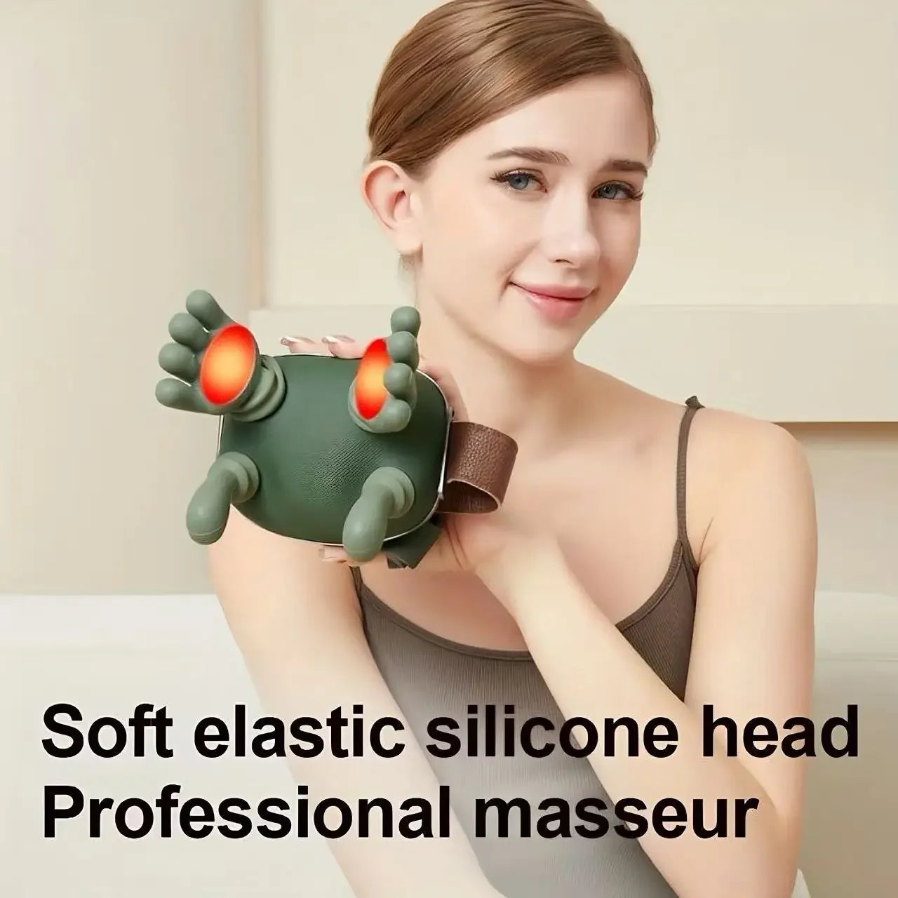 Heated Master Hand Five-Finger Massage Tool for Neck Waist Leg Relaxation Shoulder Trapezium Comfortable Stress Relief Device Peaceful Pleasures Health and Wellness