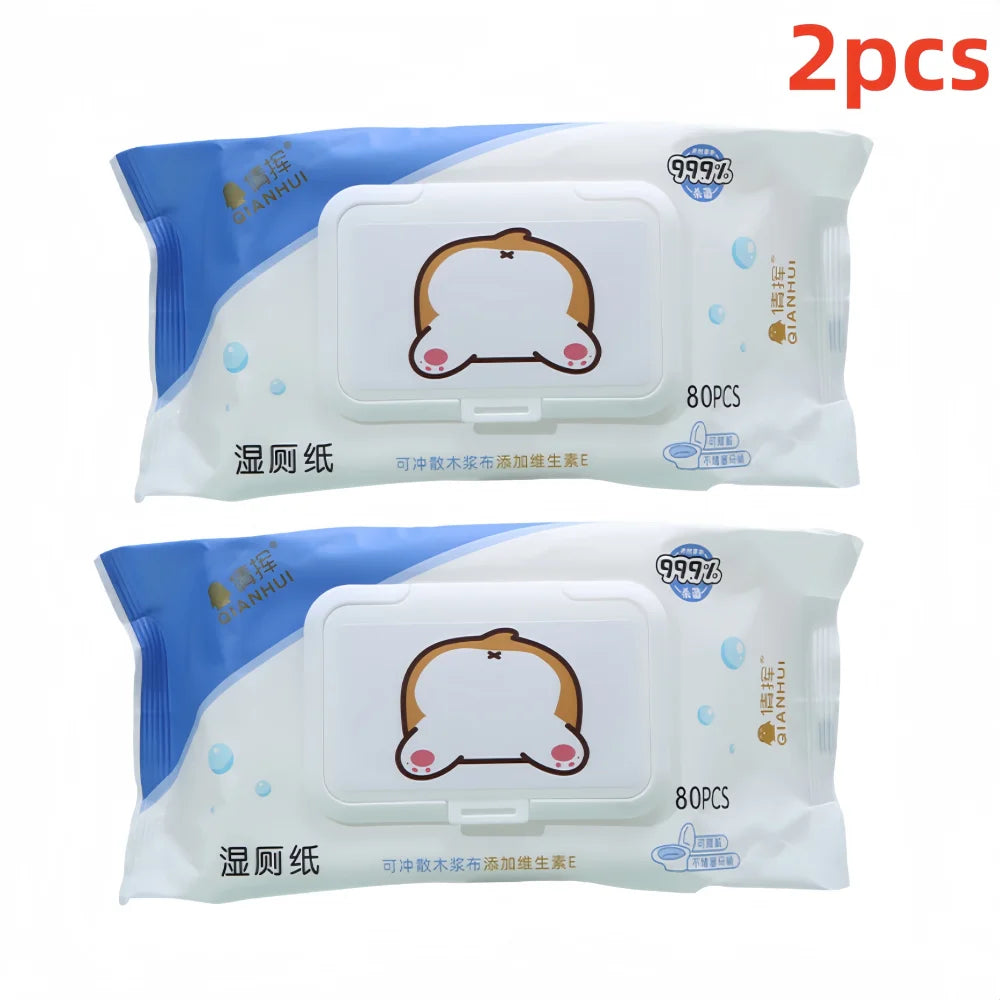 Antibacterial Wet Wipes 80 Pack | Intimate & Personal Hygiene