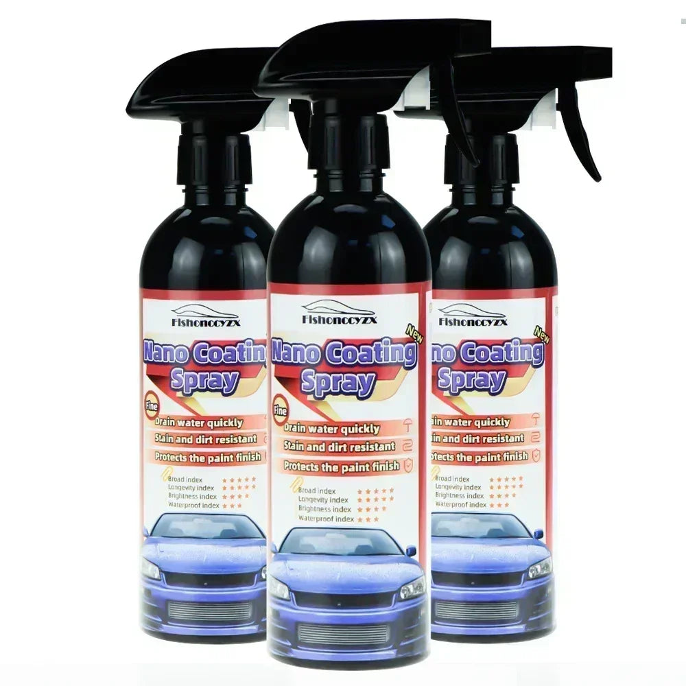 10H Ceramic Car Coating 500ML 9H Nano Liquid Glass Plated Crystal Hydrophobic Waterproof Polishing Paint Hardness Car Polish Wax Peaceful Pleasures Health and Wellness