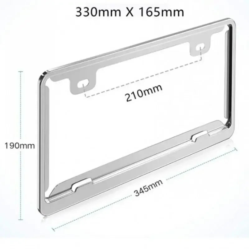 Stainless Steel License Plate Frame for Japanese Standard Plates