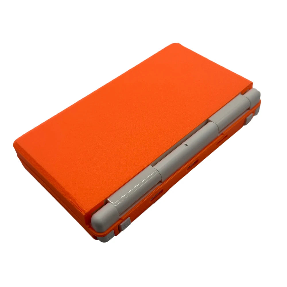 TPU Anti-Slip Flexible Protective Shell For Anbernic RG DS Console 3D Printed Protective Cover Fashionable And Simple Design Peaceful Pleasures Health and Wellness Orange