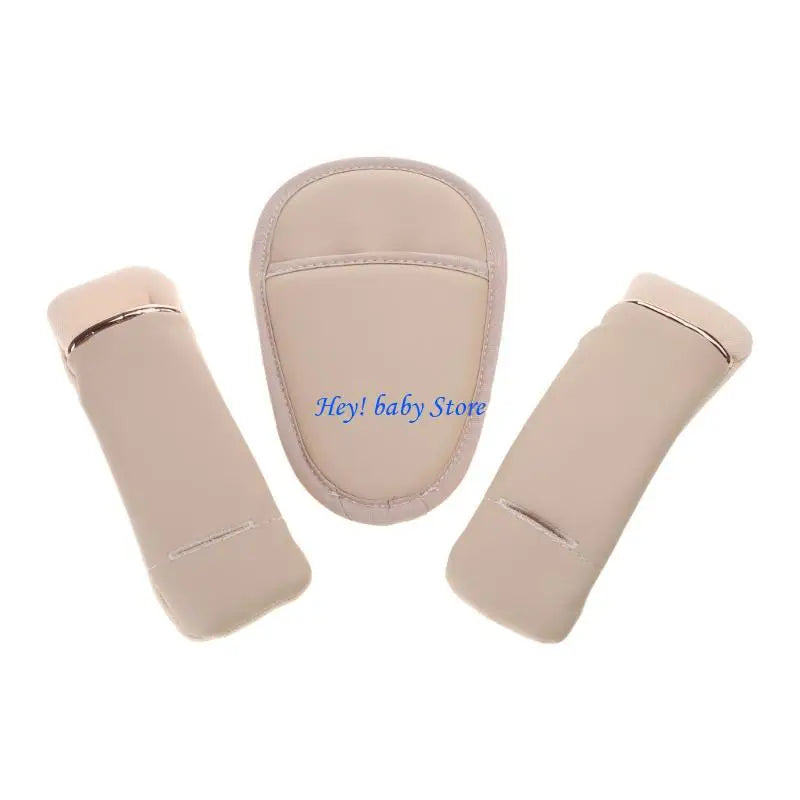 Baby Stroller Shoulder Strap Covers & Crotch Pad Set 3pcs