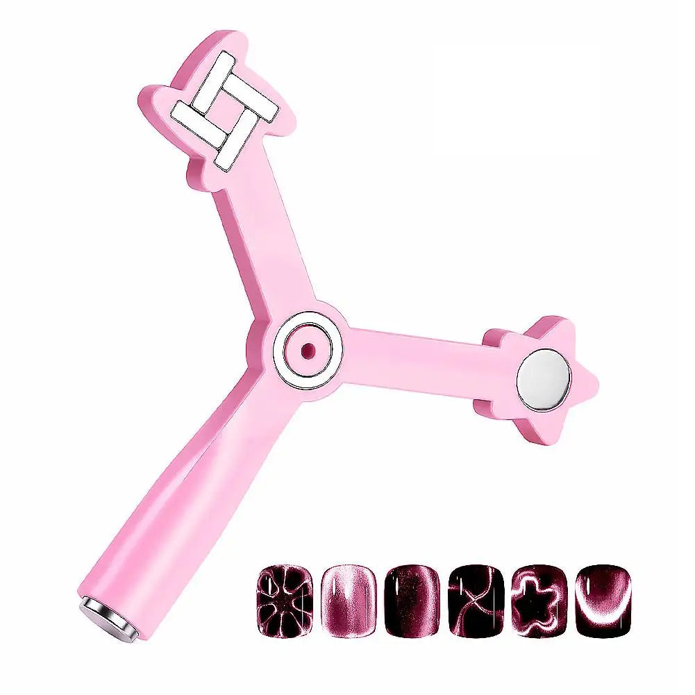 4-in-1 Cat Eye Magnet Nail Art Tool | Multi-Style Magnetic Stick