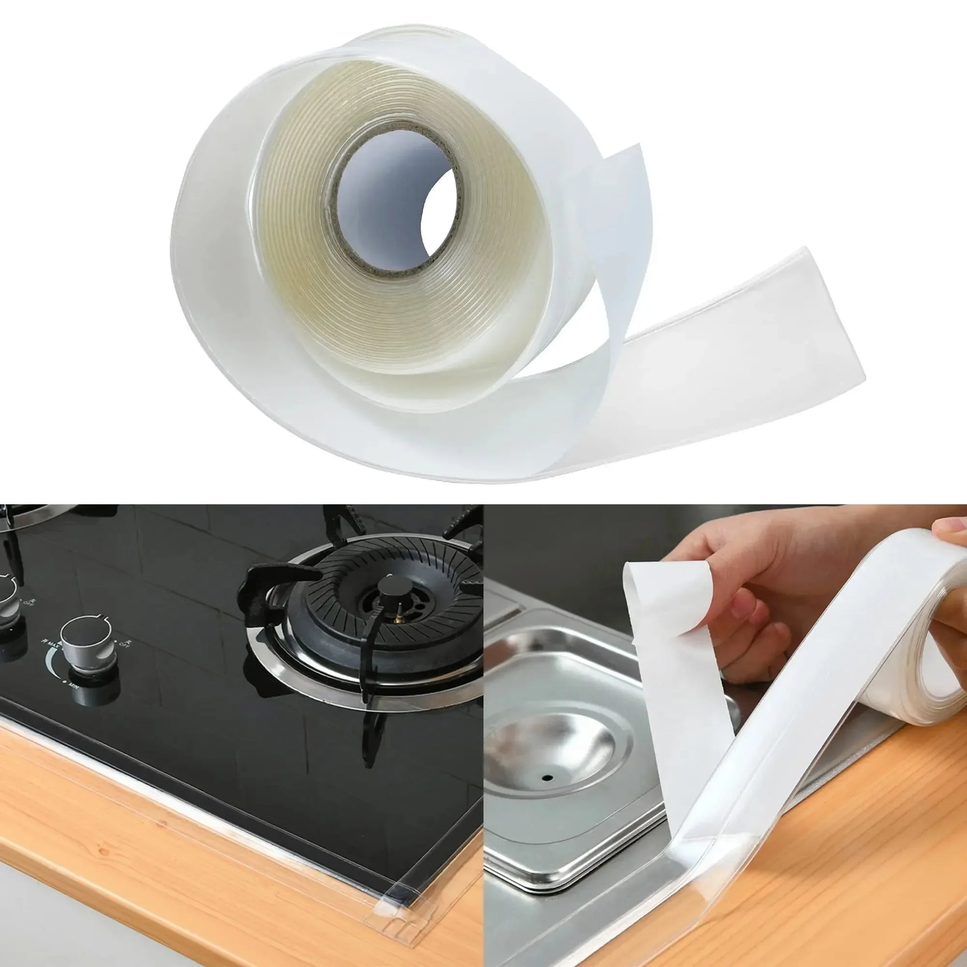 Waterproof Self-Adhesive Caulk Strip – Kitchen & Bathroom Seal Waterproof Caulk Strip Peaceful Pleasures Health and Wellness