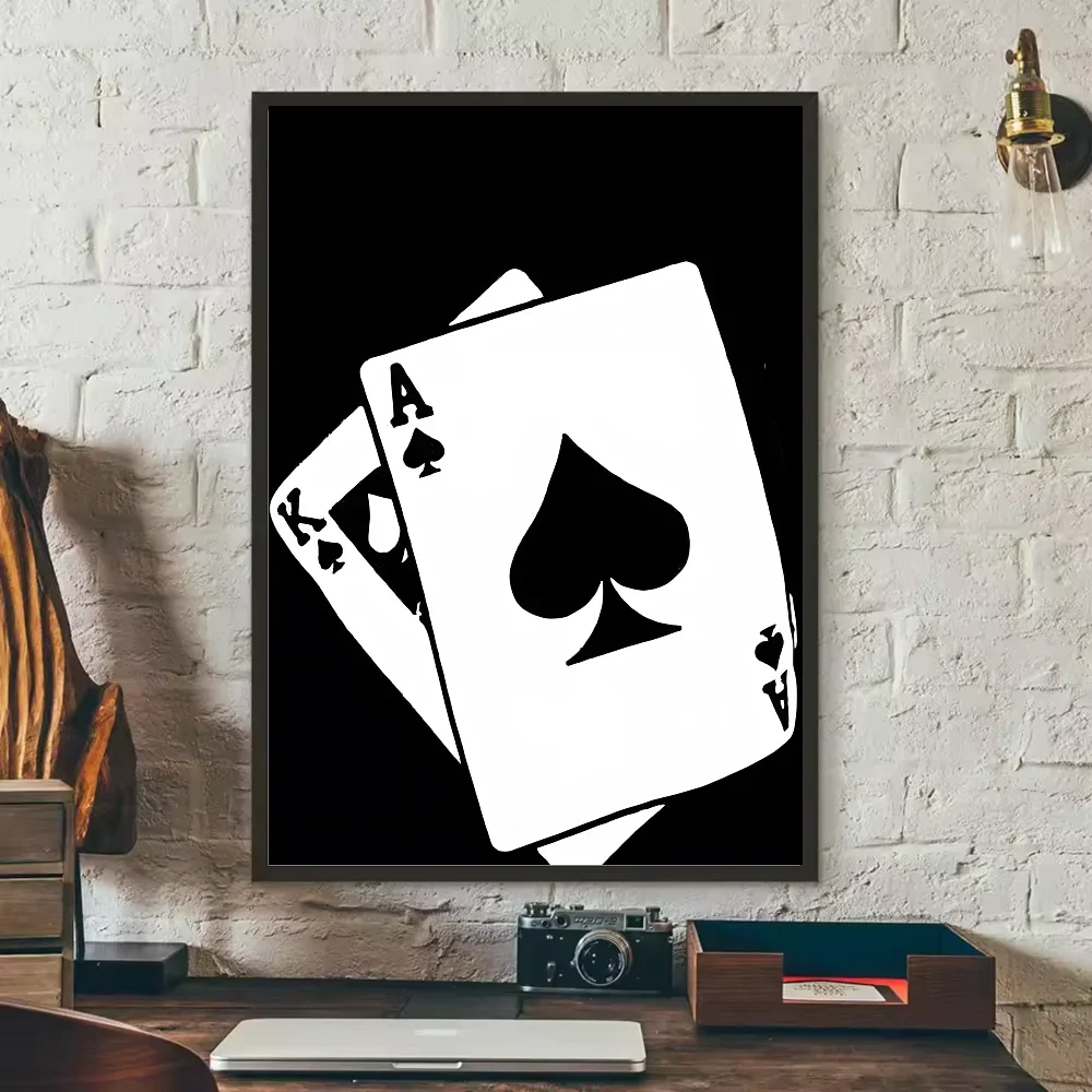 Black & White Abstract Canvas Wall Art Print | Modern Decor